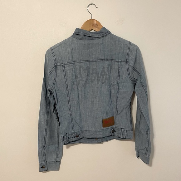 Obey ‘Love Me’ Denim Style Jacket - Picture 2 of 6